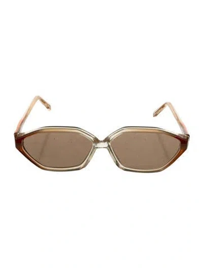 Pre-owned Givenchy Oversize Tinted Sunglasses In Pink
