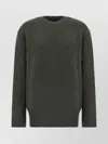 Givenchy Oversize Wool Crew Neck Sweatshirt In Green