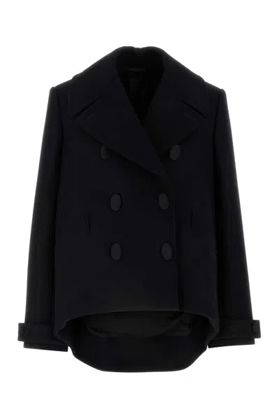 GIVENCHY OVERSIZED ASYMMETRIC PEACOAT