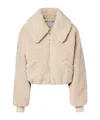 Givenchy Oversized Bomber Jacket In Neutral