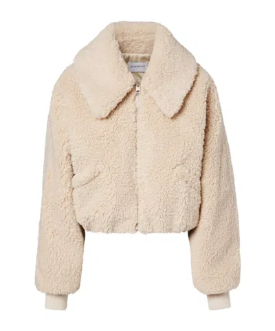 Givenchy Oversized Bomber Jacket In Neutral