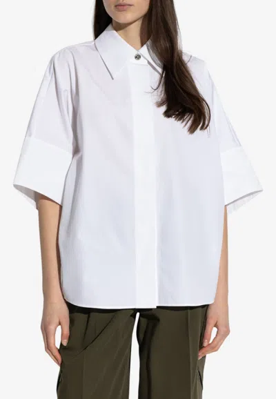Givenchy Oversized Buttoned Shirt In White