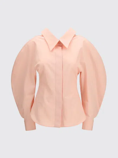 Givenchy Oversized Cotton Shirt In Pink