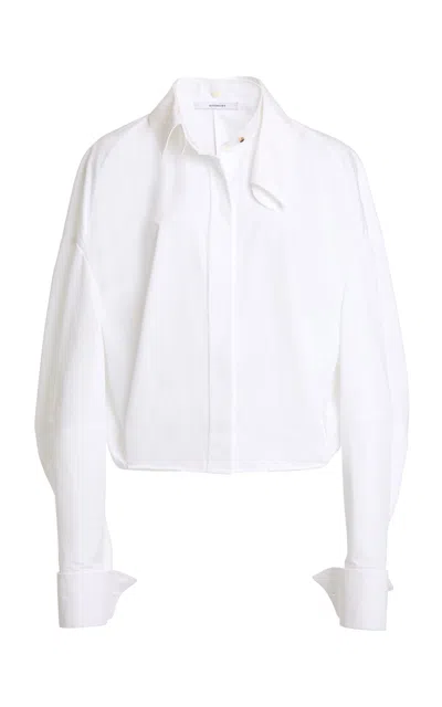 Givenchy Oversized Cotton Shirt In White