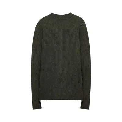 Pre-owned Givenchy Oversized Crewneck 'military Green'