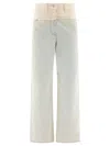 Givenchy 4g Logo Oversized Jeans In Blue