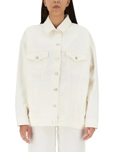 Givenchy Oversized Denim Jacket In White