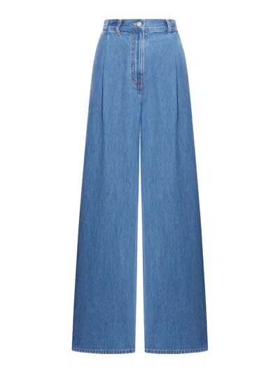 Givenchy Oversized Jeans In Denim In Blue