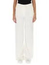 Givenchy Women's Oversized Denim Jeans In White