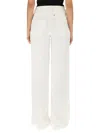 Givenchy Oversized Denim Viscose Jeans In White
