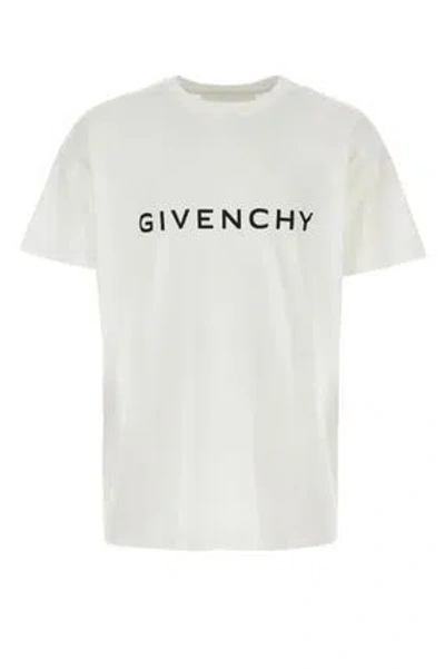 GIVENCHY OVERSIZED FIT WHITE COTTON T-SHIRT FOR MEN