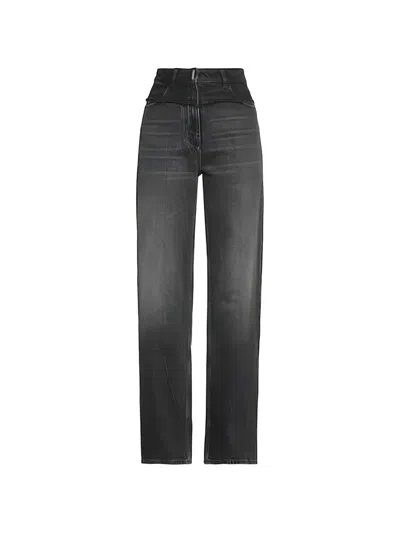 Givenchy Oversized High-rise Jeans In Black