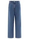 Givenchy Low-waist Oversized Jeans In Blue