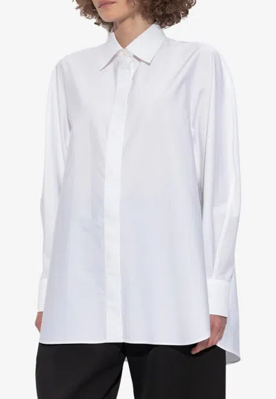 Givenchy Oversized Long-sleeved Shirt In White