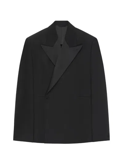 Givenchy Oversized Satin-lapel Suit Jacket In Animal Print