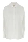 Givenchy Oversized Shirt In Poplin With Open Back In White