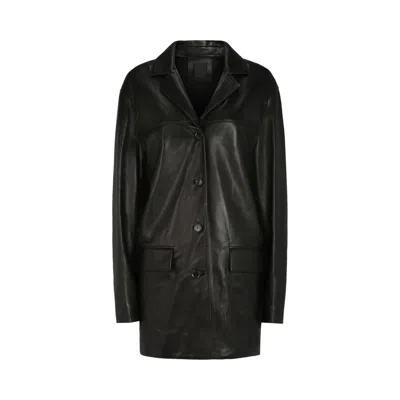 Pre-owned Givenchy Oversized Single-breast Blazer 'black' | Women's Size 42