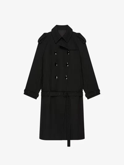 GIVENCHY OVERSIZED TRENCH-COAT IN WOOL
