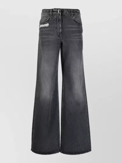 Givenchy Oversized Wide-leg Jeans In Black