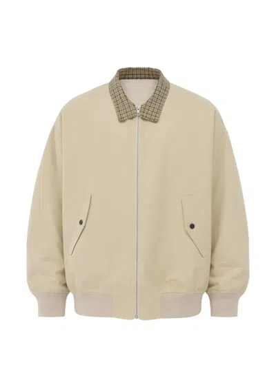 Givenchy Oversized Zip Jacket In Neutral