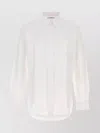 Givenchy Oxford Shirt With Button-down Collar And Pocket In White