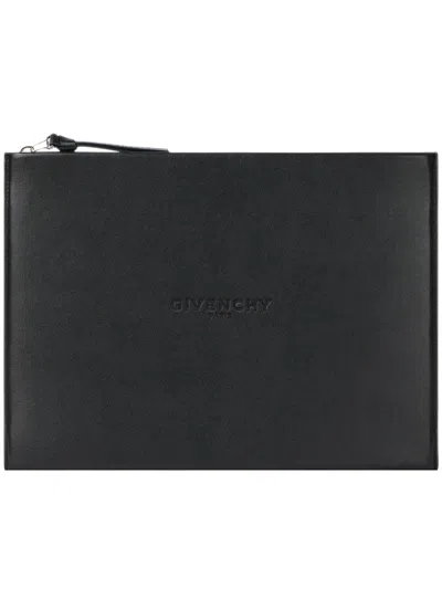 Givenchy Padded Antigona Pouch In Black