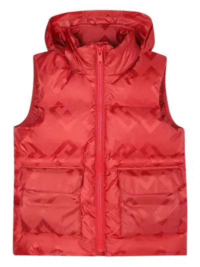 Givenchy Kids' Padded Gilet In Red