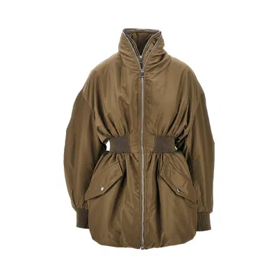 Givenchy Padded Jacket With Shawl Collar In Green