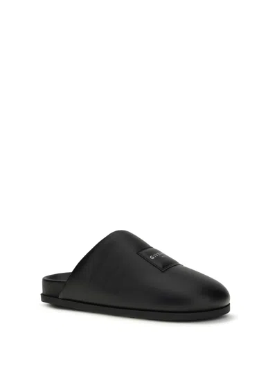 Givenchy Padded Leather Mule In Black
