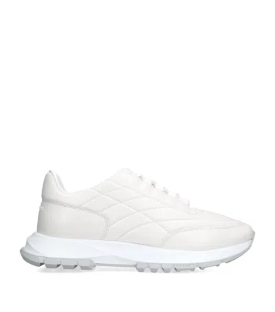 GIVENCHY PADDED LEATHER SNEAKERS