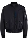 Givenchy Padded Nylon Bomber Jacket In Navy