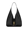 Givenchy Padlock Hobo Leather Bag In Black