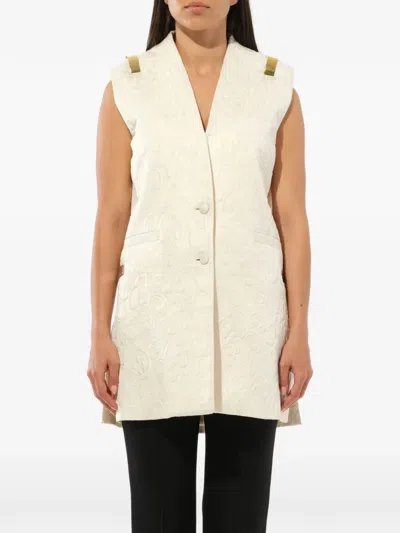 Givenchy Paisley-jacquard Waistcoat In Neutral