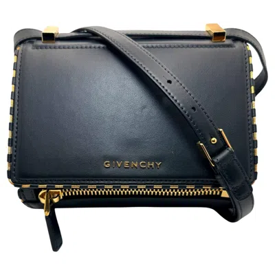 Pre-owned Givenchy Pandora Box Crossbody Bag In Black Calfskin, Riccardo Tisci Era
