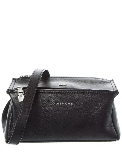Givenchy Pandora Mini Leather Shoulder Bag In Orange