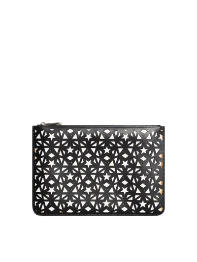 Givenchy Pandora Perfo Pouch In Black