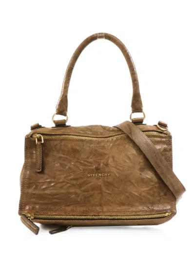 Pre-owned Givenchy Pandora Shoulder Bag In Brown
