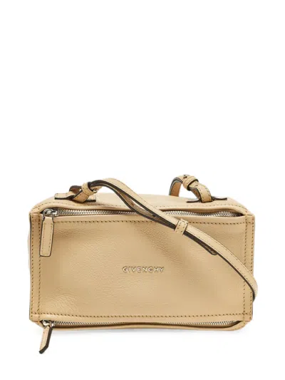 Pre-owned Givenchy Pandora Shoulder Bag In Neutral