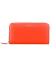 Givenchy 'pandora' Zip Wallet In Orange