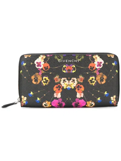 Givenchy Pandora Zip-around Purse In Black