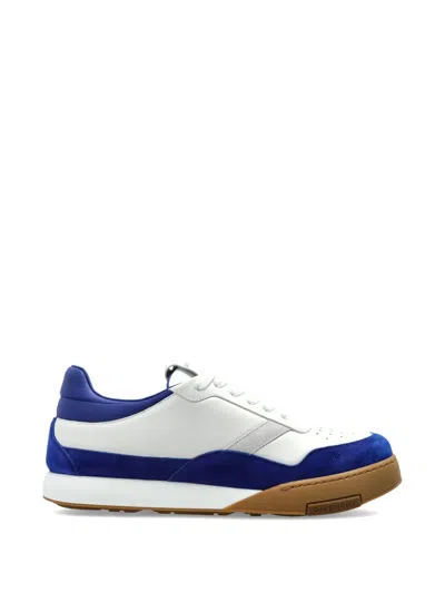 Givenchy Panelled Leather Sneakers In White
