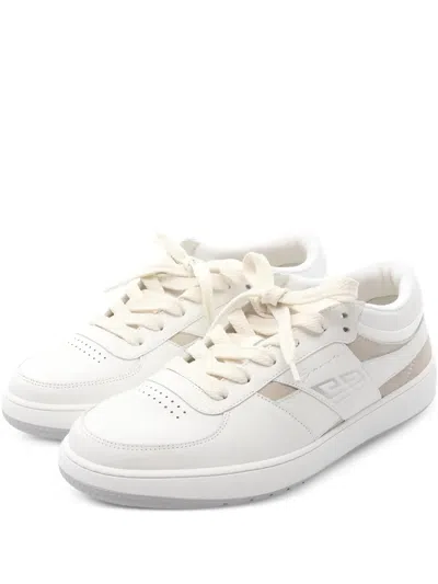 Pre-owned Givenchy Panelled Sneakers In White
