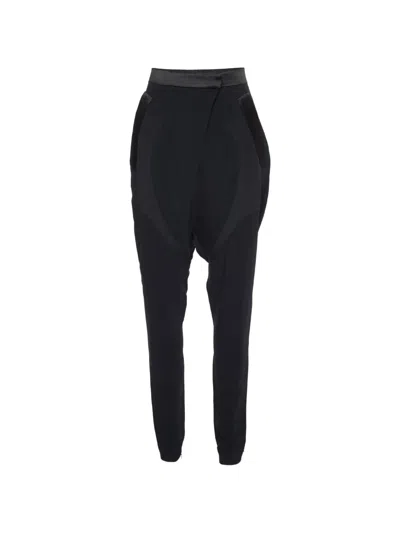 Pre-owned Givenchy Panelled Trousers In Black