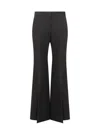 Givenchy Wool Wide-leg Tailored Pants In Black