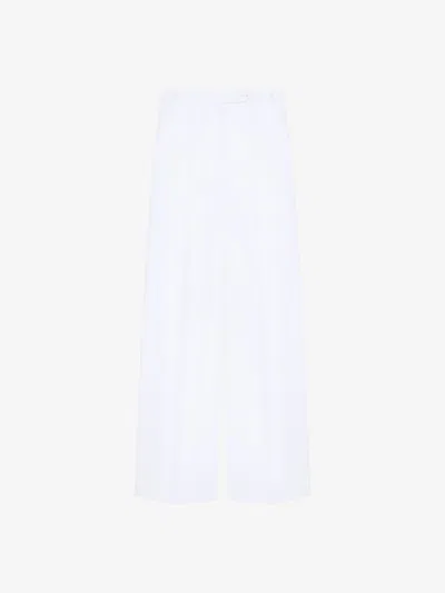 GIVENCHY PANTALON À PLIS EN COTON