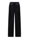 Givenchy Viscose Trousers With Wrinkled Effect In Black