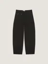 Givenchy Couture Seam Trousers In Cotton Embroidered  Paris In Black