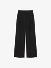 Givenchy Tailored Pants In Wool With Lurex Stripes In Black