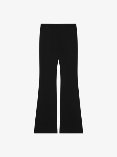 Givenchy Flare Tailored Pants In Wool In Black