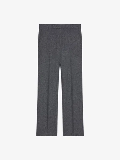 Givenchy Pantalon De Costume Slim En Laine In Gray